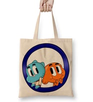 Darwin Watterson Gumball Bez Çanta Uzun Saplı