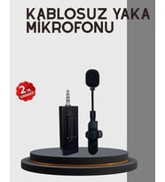 20 Metre Menzilli Kablosuz Yaka Mikrofonu Gürültü Engelleyici