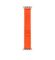 ScHitec 42-44mm Yeni Nesil Apple Uyumlu Akıllı Saat Kordonu Hasır Turuncu