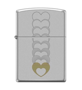 Zippo Heart Pattern Design Çakmak - 205-115794