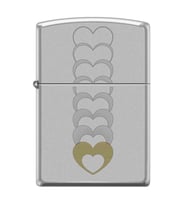 Zippo Heart Pattern Design Çakmak - 205-115794