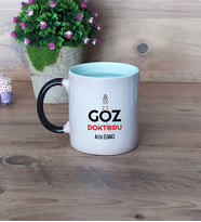 Göz Doktoru Kupa Bardak Sihirli Fotoğraflı Tıp Bayramı Hediyesi