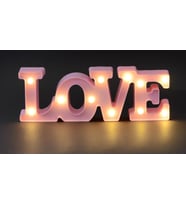 Love Led Gece Lambası Pembe