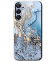 Galaxy A25 Kılıf HD Desen Baskılı Kılıf - Eski Mermer