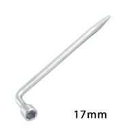 L Pipo Tip Tek Kol Çelik Bijon Anahtarı 17Mm