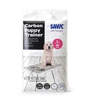 Savic Puppy Trainer Carbon Ped - Büyük Boy 50 Adet: Hızlı Emici Köpek Eğitim Pedi