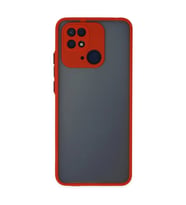 Xiaomi Redmi 10c Kılıf Montreal Silikon Kapak - Kırmızı