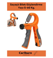 Premium Üretim El Bilek Güçlendirici Kas Yapma Ayarlı Damar Sayaçlı Bilek Güçlendirme Yayı 5-60 Kg.