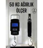 Mey İthalat® Ağırlık Ölçer 50 Kg El Terazisi El Kantarı Pilli Led Ekran