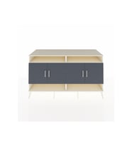 Kronos Konsol 6 Raflı 4 Kapaklı 176x59x99 Aytaşı-Antrasit