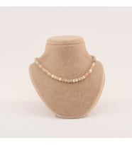 Ay Taşı Doğaltaş Kolye 6 mm, M051