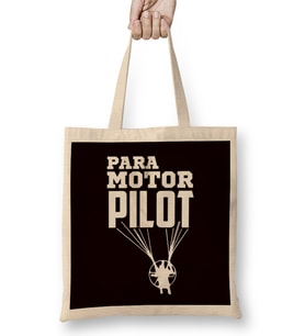 Paramotor Pilot Paramotoring Extreme Sports Paragliding PPG Bez Çanta Uzun Saplı
