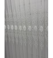 NİVEMESHOME BELYA APLİK4 1/2,5 PİLELİ BAMBU TÜL PERDE