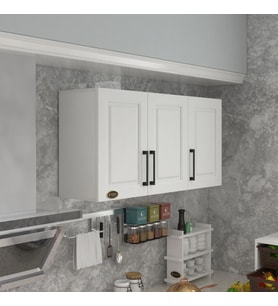 Kenzlife hazır mutfak dolabı limon60 byz mod1 60*120*32 mebran kapak suntalam gövde (Karışık)