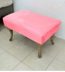 Puf Bench Orta Sehpa 75 cm (Pembe)