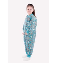 Begisa Elyaf Dolgulu 2.5 Tog Mavi Hello Kitty Desen Çocuk Uyku Tulumu