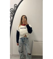 miyu orjinal ürün crop kazak