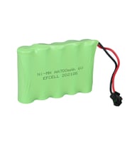 EFCELL EF-60700S  6 VOLT AA 700MAH 5Lİ SARJ EDİLEBİLİR OYUNCAK PİLİ (202105) (4767)