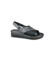 Ceyo 9985 Anatomik Taban Kadın Sandalet Siyah 36-40