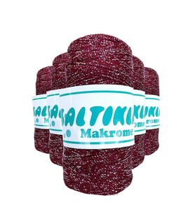 Northcity 5 Adet Polyester Simli Makrome İpi SG-1560