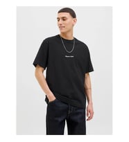 Jack & Jones Jornorrebro Emb Tee Siyah Erkek T-Shirt 12282892