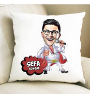 Kişiye Özel Popstar Karikatürlü Yastık
