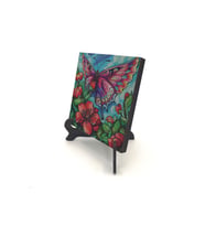 Kelebek Baskılı MDF Masaüstlük 10X10