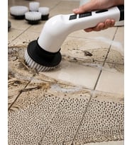 Mey İthalat® Çok Amaçlı Temizlik Fırçası Şarjlı Kablosuz ve Güçlü Performans