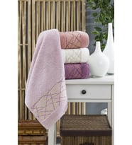 VOLENKA GALAXY GOLD MICRODELUX 4'lü 50 x 90 cm HAVLU SETİ 8696474231773
