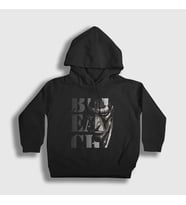 Presmono Unisex Çocuk Siyah Zaraki Kenpachi Anime Bleach Kapüşonlu Sweatshirt 128572tt