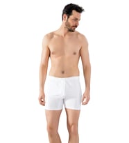 Lüx Drm 165 Erkek %100 Pamuk Arjantin Paçalı Boxer (Beyaz)