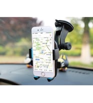 Araç İçi Cam ve Torpido Vantuzlu Telefon Tutucu