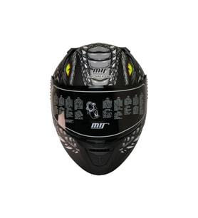 Motosiklet Kaskı Ecer 22.R06 Sertifikalı Double Vizör Full Face Kask Draglax Grey