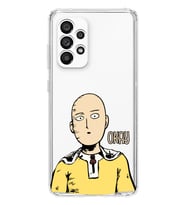 Samsung Galaxy A23 Uyumlu One Punch Man Tasarımlı Şeffaf Telefon Kılıfı