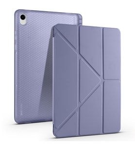 Fuchsia Galaxy Tab S11 ile Uyumlu Kalem Bölmeli Tri Folding Kılıf