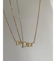 Kişiye Özel 925 Ayar Gümüş Dior Kolye