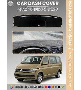 VOLKSWAGEN TRANSPORTER T6 KAPAKLI MODEL (2015-2020) Torpido Örtüsü Ön Göğüs Koruma Torpido Koruma