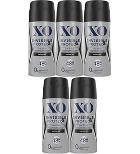 XO Deodorant 150ML Men-Erkek Invisible & Protect (5 Li Set)