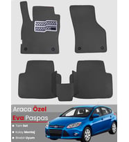 FORD-FOCUS 3 HATCHBACK (2011-2014) Uyumlu EVA Paspas Tam Set–Araca Özel,Su Geçirmez