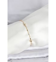 CM 14K Gold Renk Damla Topçuk Model Kadın Bileklik TJ-BB8284