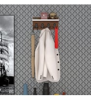 Kenzlife elbise askılığı askılık vettini38 cvz 20*038*12 siyah 4 adet askı portmanto (Karışık)