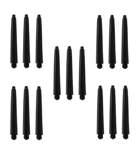5 SET (15 Adet) 41mm DARTSAN NYLON DART ŞAFT-SHAFT. Siyah