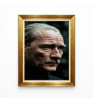 Tablore Atatürk Karizmatik Bakış Sanatsal Portre Çerçeveli Tablo