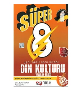 Nitelik Yayınları 8. Sınıf Süper Din Kültürü ve Ahlak Bilgisi Yeni Nesil Soru Kitabı