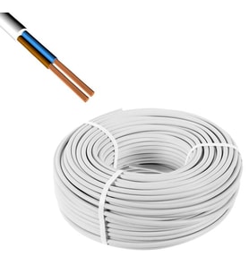 Ayt Powermaster 2x0.75 TTR Kablo 100 Metre İç Mekan Elektrik Tesisat Aydınlatma Kablosu