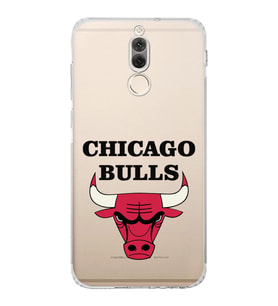 Huawei Mate 10 Lite Uyumlu Kamera korumalı Kapak Chicago Bulls Tasarımlı  Şeffaf Kılıf