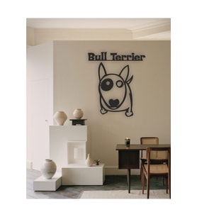 Bull Terrier Tablo Ahşap Mdf Lazer Kesim