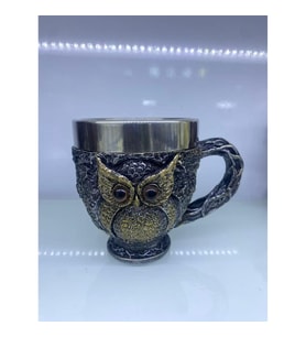 Baykuş Çelik Kupa Bardak