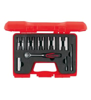 İzeltaş 1107006014 1/4" Altı Köşe Derin Lokma Takımı 14 Parça