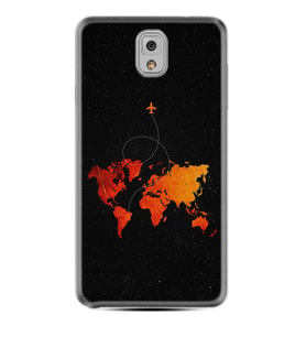 Samsung Note 3 4 5 8 9 20 Ultra 10 Lite Kılıf Desenli Silikon İz Bırakan Uçak 1778